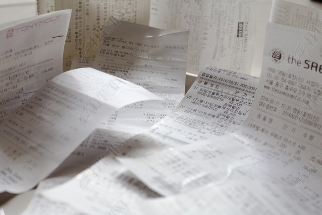 韩国化妆品正品代购小票发票收据