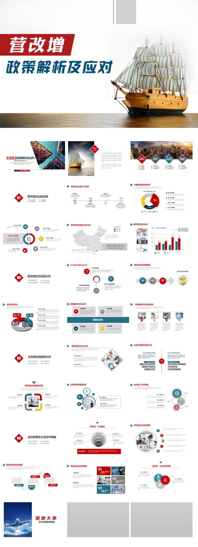 2016年建筑业营改增专题培训PPT课件模板下