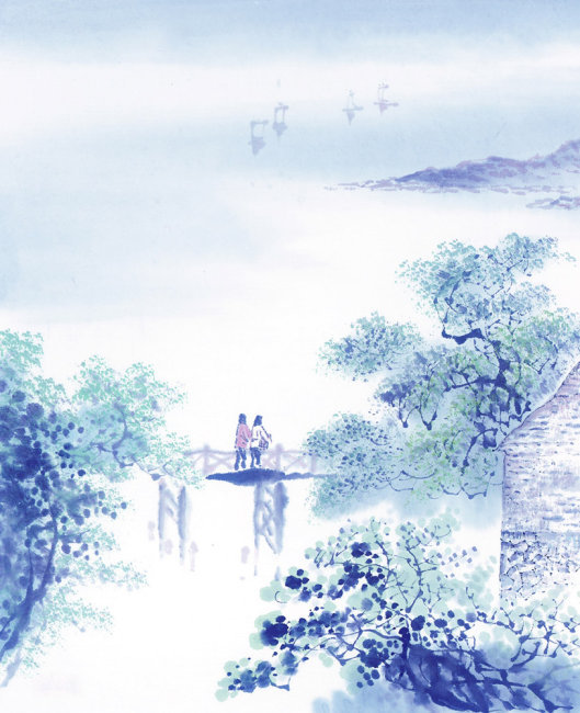 水墨山水图片素材_模板下载(3.09mb)_动漫人物大全