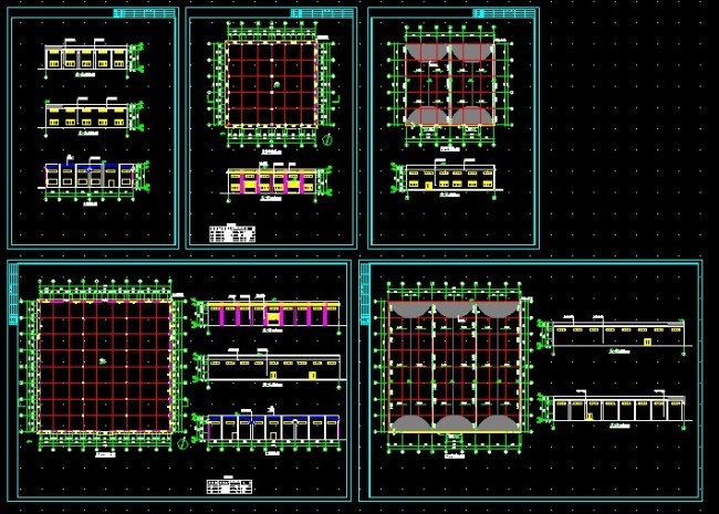 仓库cad建筑施工图