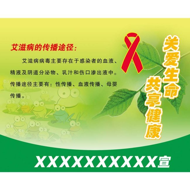 艾滋病知识宣传