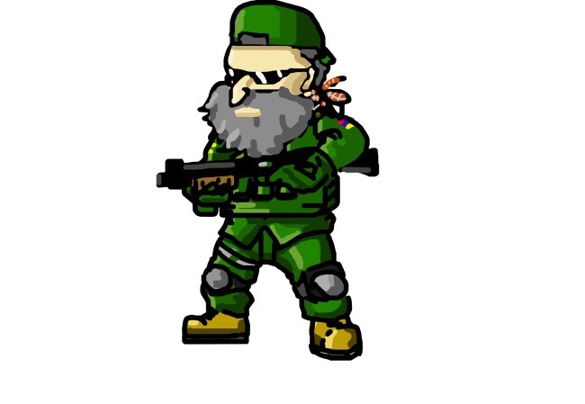 美国大兵psd