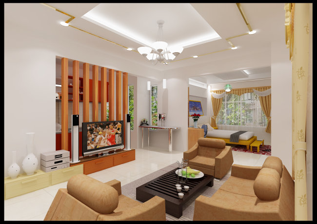 单身公寓效果图另有CAD施工图出售模板下载