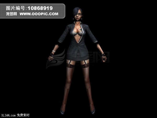 cs online角色之崔智云模型图片设计素材_高清