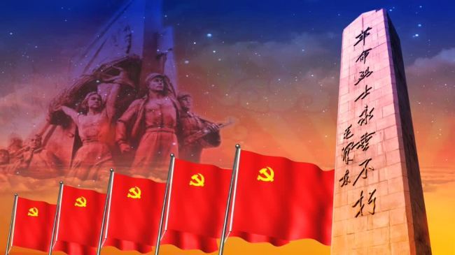 人民英雄纪念碑革命历史动态素材模板下载(图