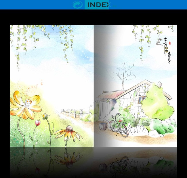 平面设计 画册设计 企业画册(封面) > 卡通唯美温馨儿童手绘画册设计