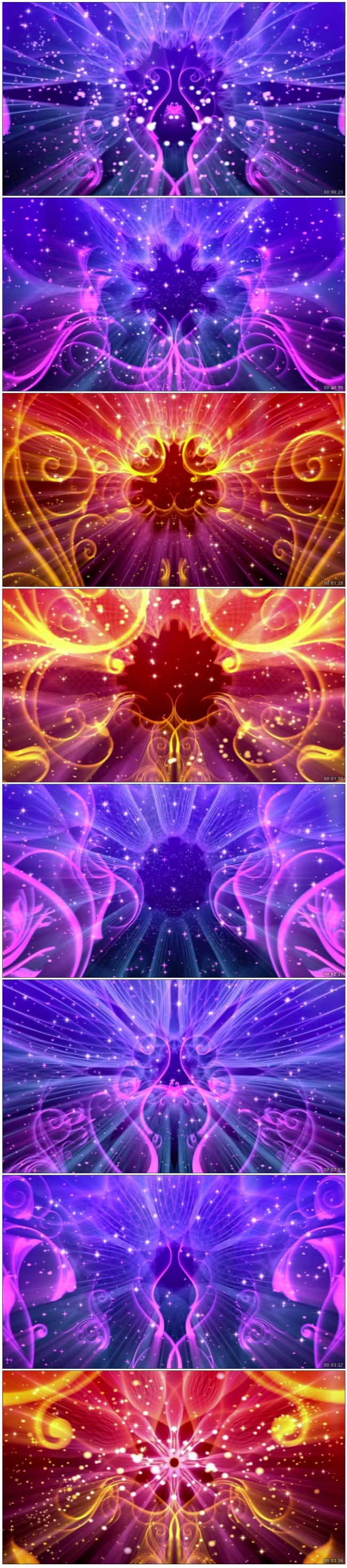 唯美酷炫梦幻动感光影粒子特效舞蹈视频背景模板素材