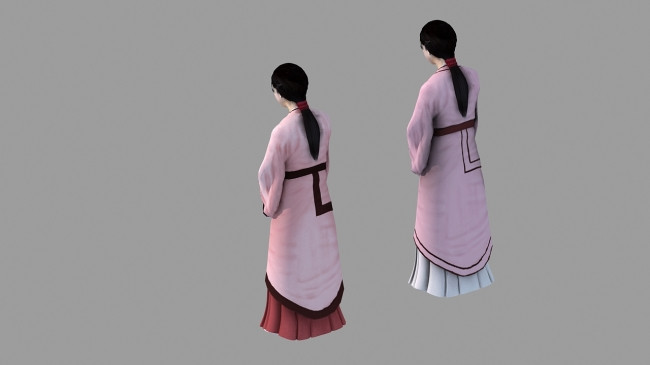 女仆宫女3d人物模型下载模板下载(图片编号:1