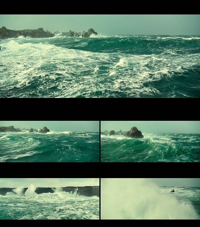 波涛汹涌海浪实拍高清视频