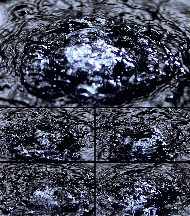泉眼水柱渗水无压高清视频素材