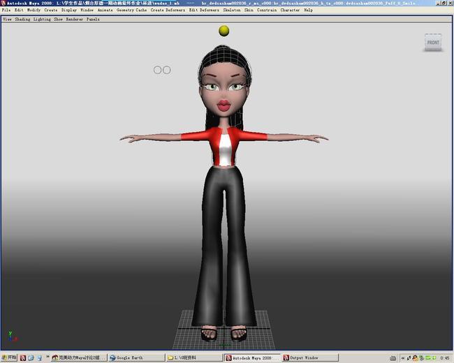 3d人物模型带绑定设计图下载(图片2.13mb)_其他模型库