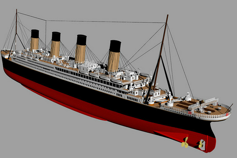 3d轮船模型