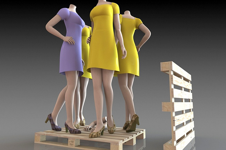 3d服装模特模型设计图下载(图片9.99mb)_其他模型库