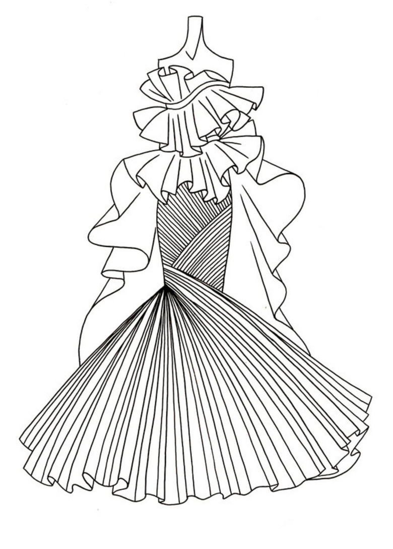 婚纱裙子简笔画_公主裙子简笔画婚纱(2)