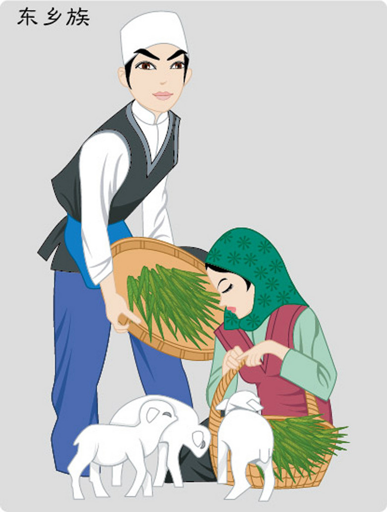 东乡族人口_东乡族服饰