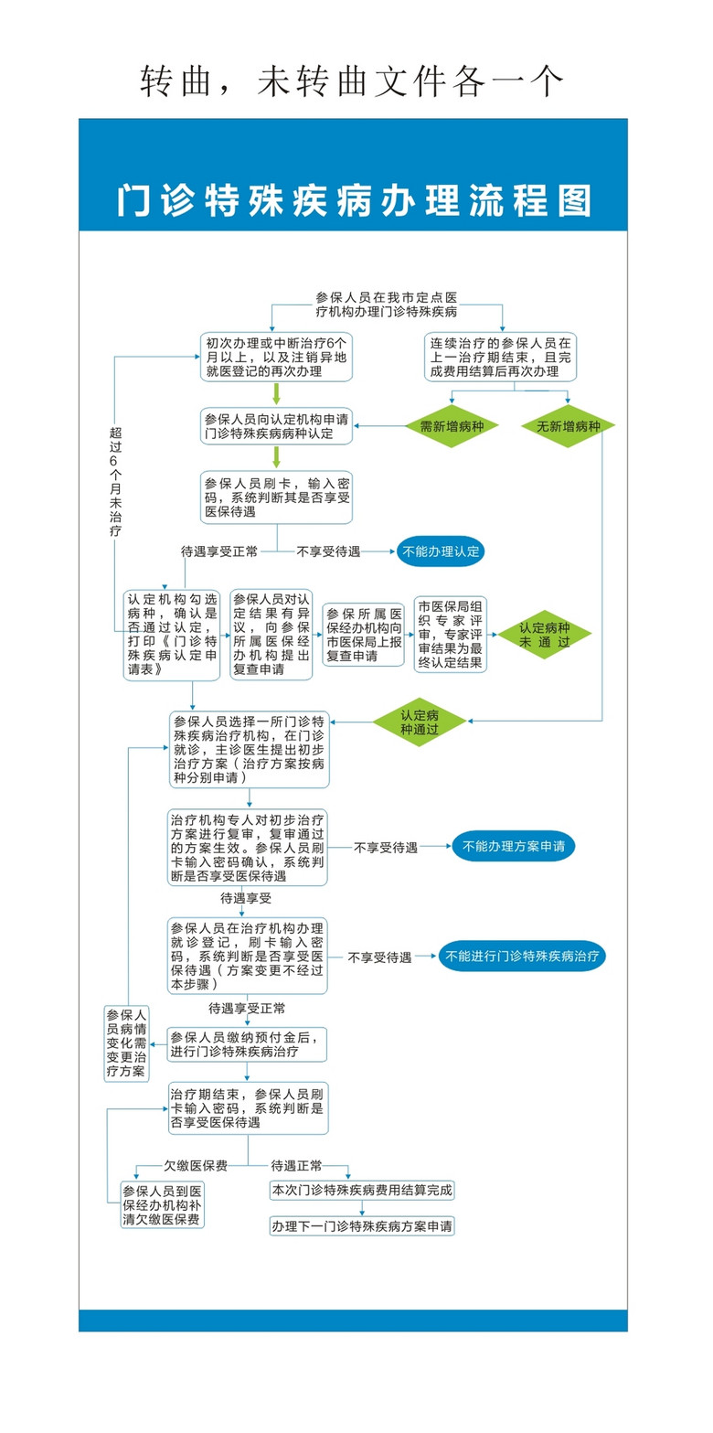 医院特殊门诊办理流程图模板下载(图片编号:1