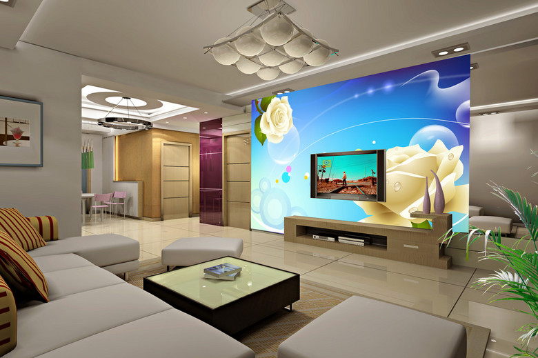 高端沙发背景墙装饰画 true