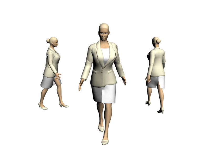 3d人体模型服装模特3d游戏人物模型