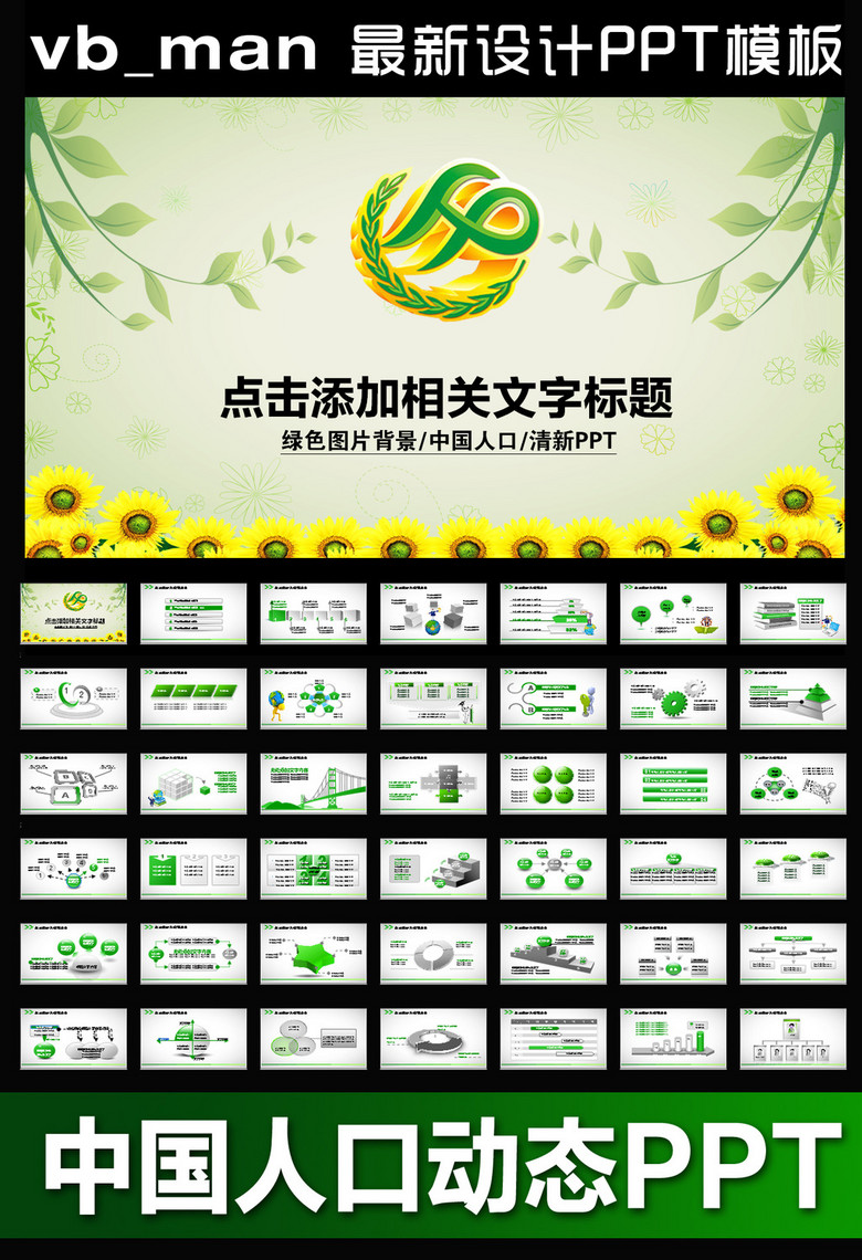 中国人口ppt_人口与计划生育中国人口家庭PPT模板(2)