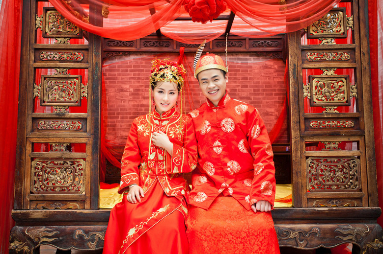 中国风婚纱_中国风婚纱照图片(2)