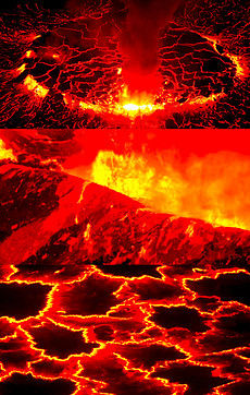 火山爆发图片素材_火山爆发图片素材下载_火