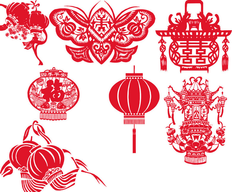 元宵春节灯笼矢量图图片设计素材_高清ai模板下载(0.