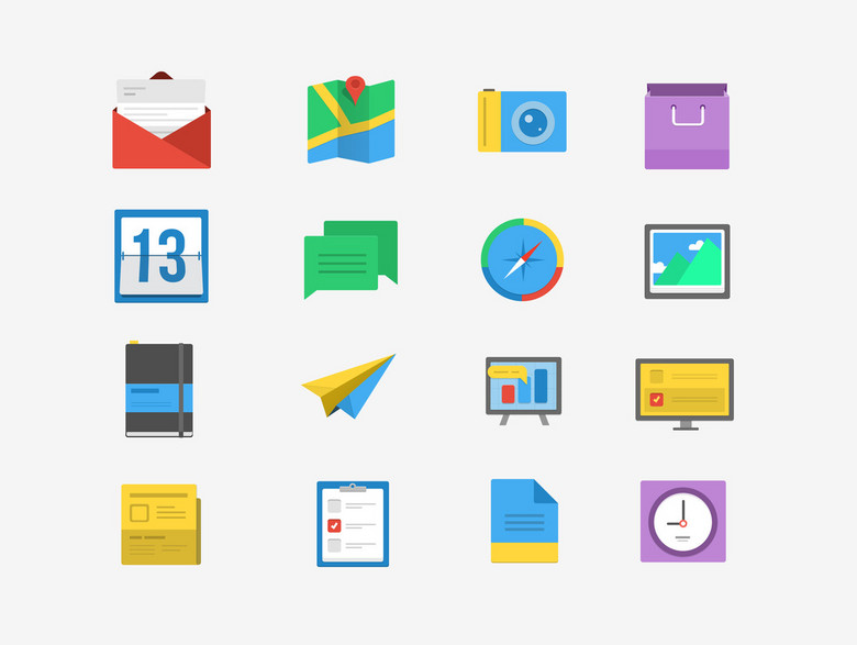 扁平化图标ui图标设计