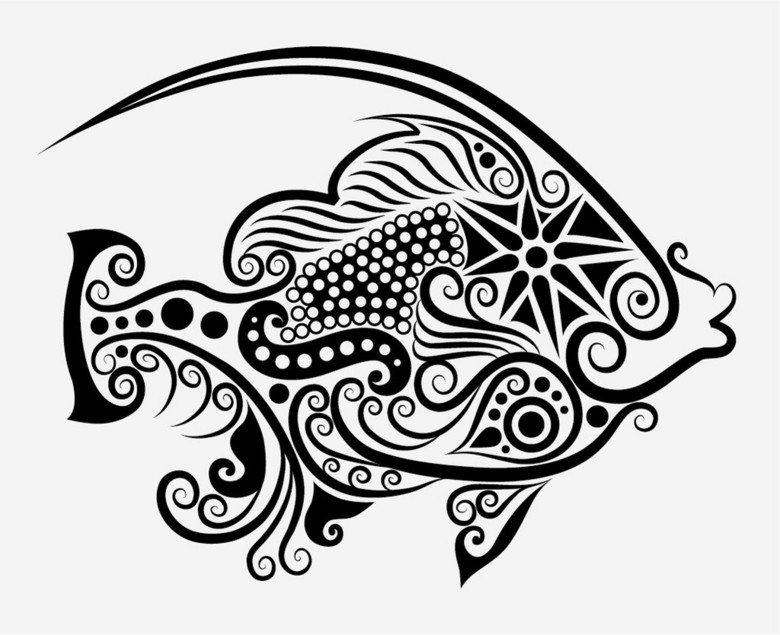 鱼纹身图案