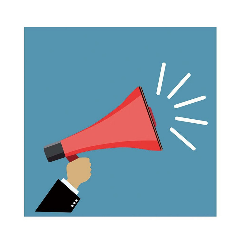 手拿喇叭促销手机APP图标(图片编号:1351624