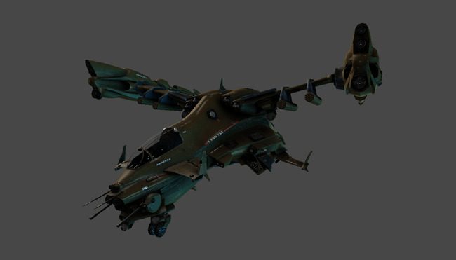 超精致的写实科幻战机模型战斗机飞行器