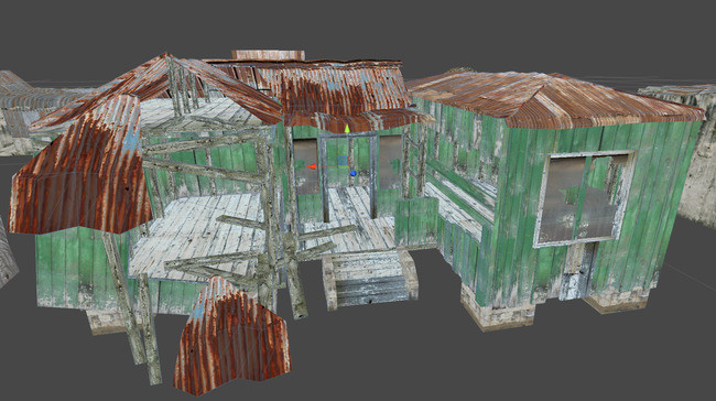 非洲贫民区难民营贫民窟城市房子棚屋棚户区模