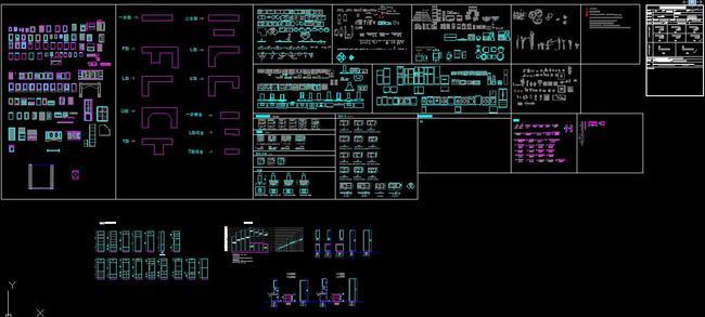 CAD厨房电器用品图库橱柜五金洁具家居模板
