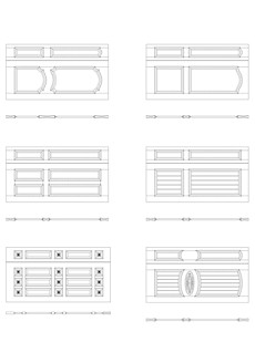 cad子母门素材_cad子母门图纸下载_cad子母门