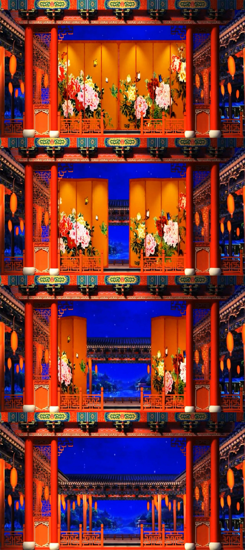 戏曲中国风黄梅戏类led视频下载-编号13968049-动态|特效|背景-我图网