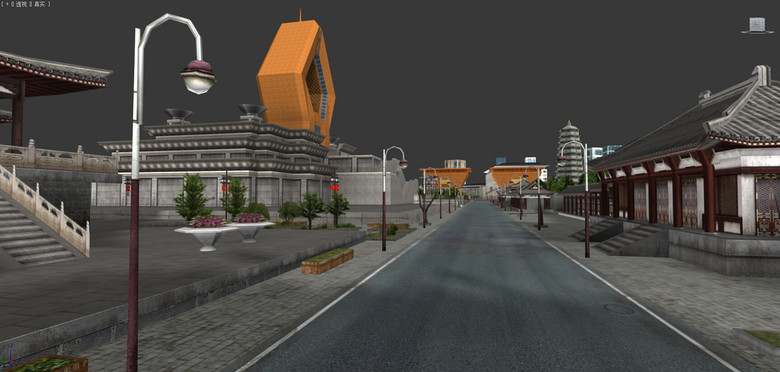 大型城市赛车游戏场景系列10西安(图片编号:1