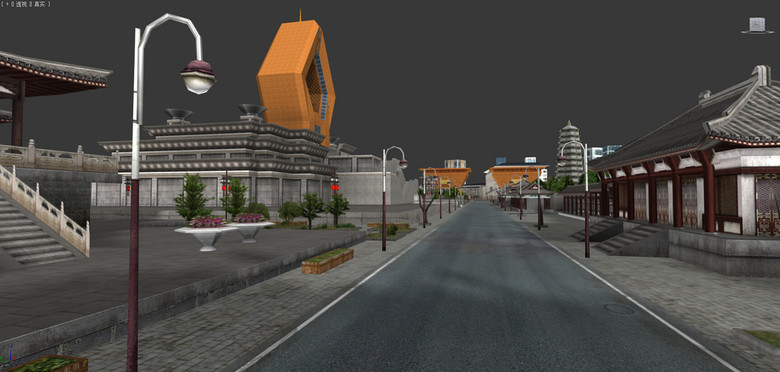 大型城市赛车游戏场景系列10西安(图片编号:1