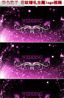 唯美浪漫海洋婚礼主题LOGO视频婚.图片设计