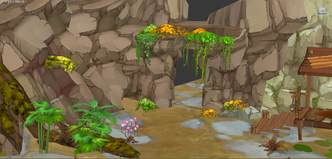 游戏场景13古代战争营地野人原始部落模板下