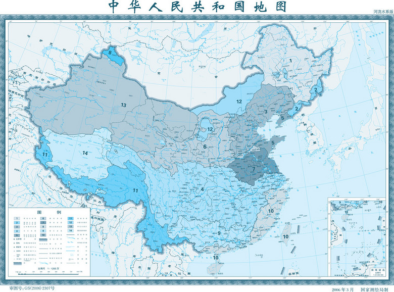中国水系图高清全图