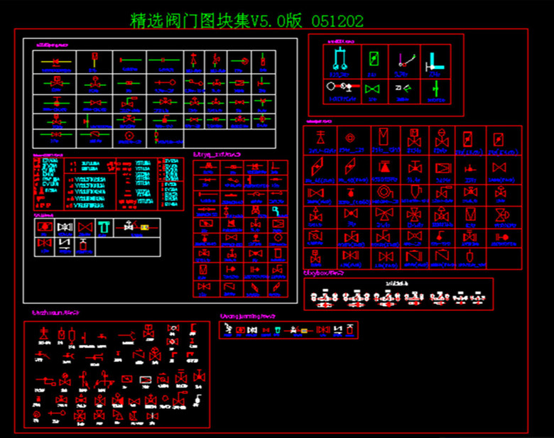 cad阀门图块平面设计图下载(图片0.