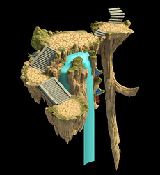 瀑布模型_瀑布模型库下载_瀑布模型素材