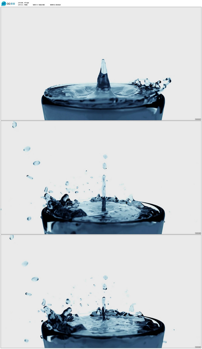 水滴动画特效视频