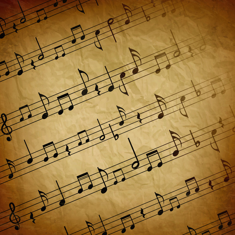 曲谱素材_钢琴简单曲谱