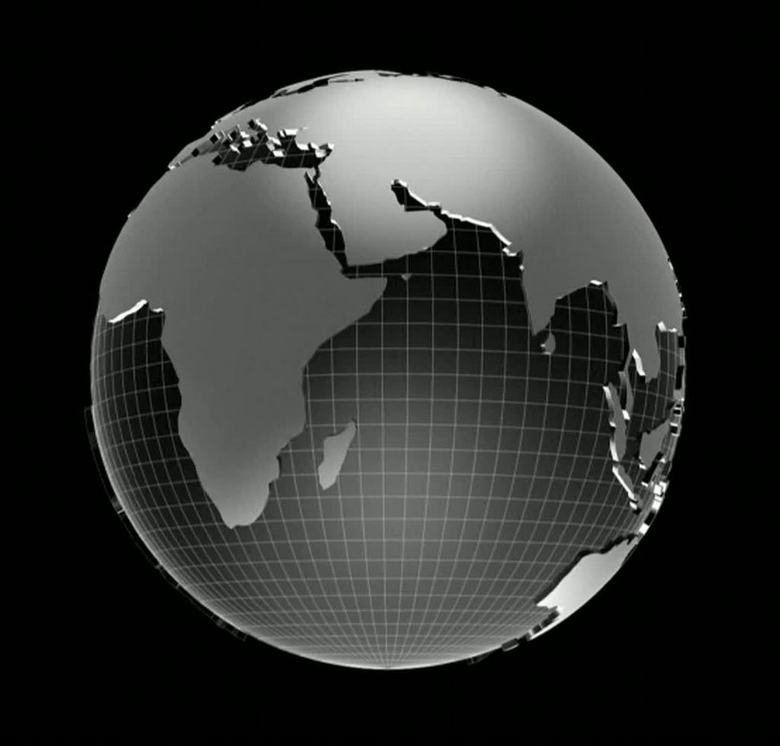 3d地球旋转广告宣传片头高清视频