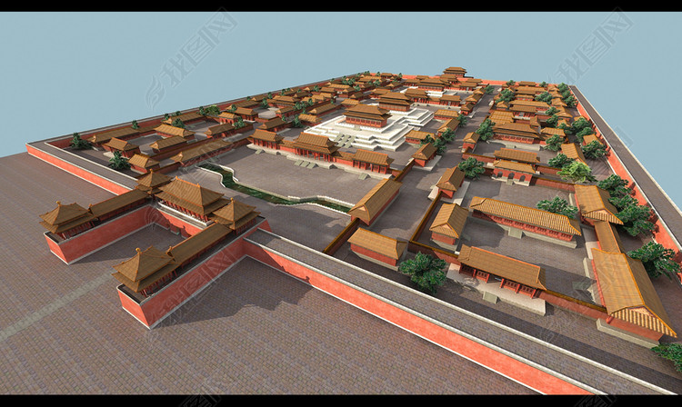 3D模型紫禁城故宫