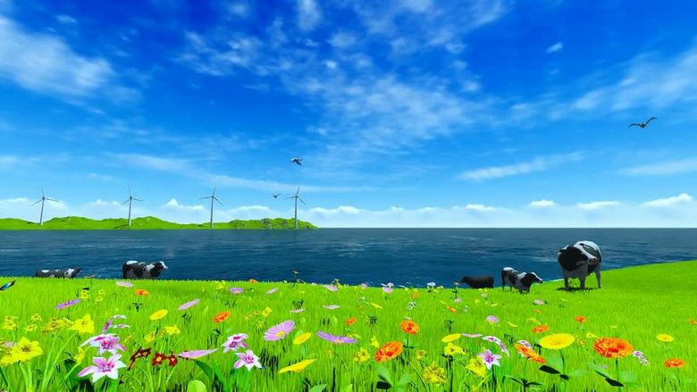 视频素材 背景视频 动态|特效|背景 > 青海湖大草原视频  版权图片