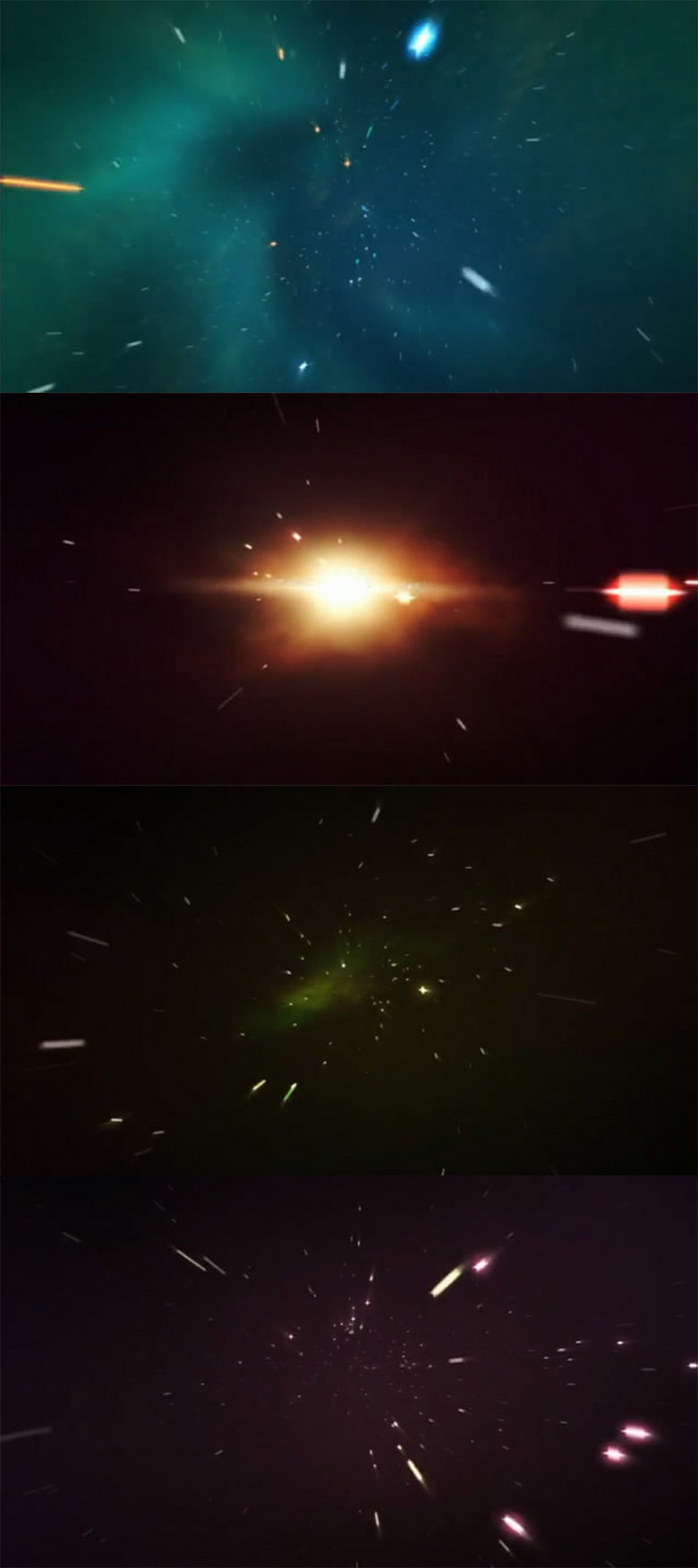 史诗震撼大气浩瀚星空宇宙星体穿越时空隧道