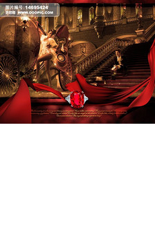 欧美模特个人相册网站模板