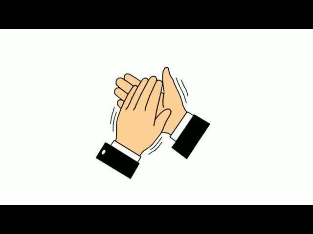鼓掌视频素材