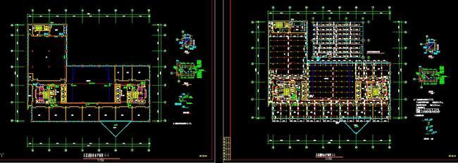 CAD消防排水系统整套施工图纸工程计算书模